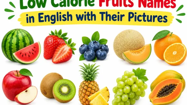Low Calorie Fruits Names in English with Their Pictures