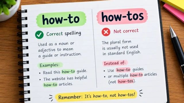 How-To vs. How-Tos: What’s the Real Difference and Which Is Correct
