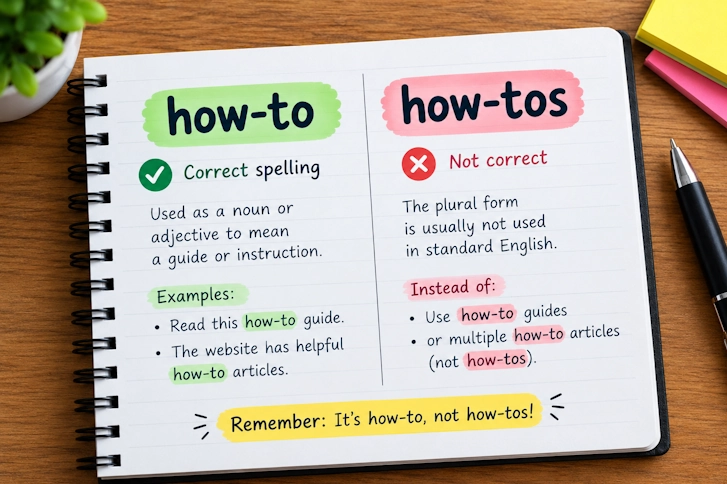 How-To vs. How-Tos: What’s the Real Difference and Which Is Correct